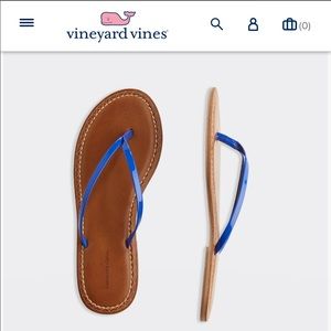 NWOT Vineyard Vines flip flops size 10